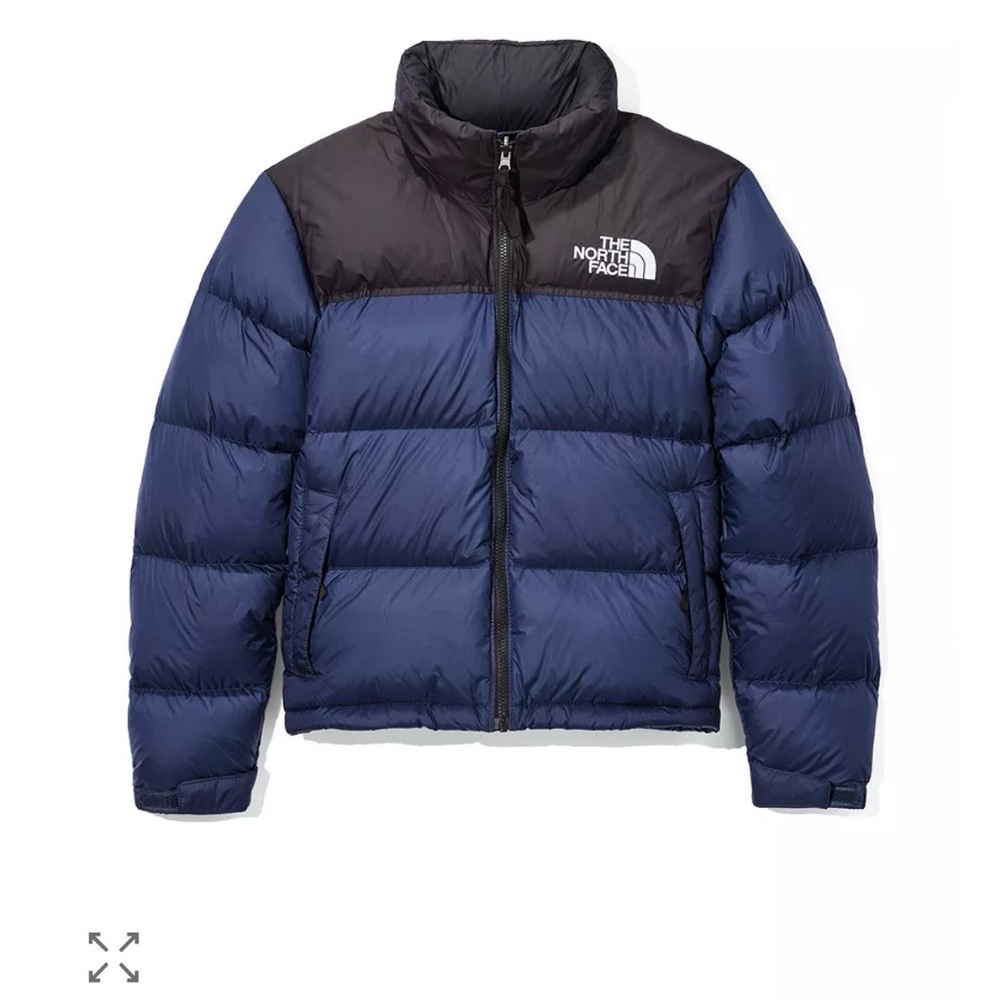The North Face Navy & Black Quilted Puffer Jacket